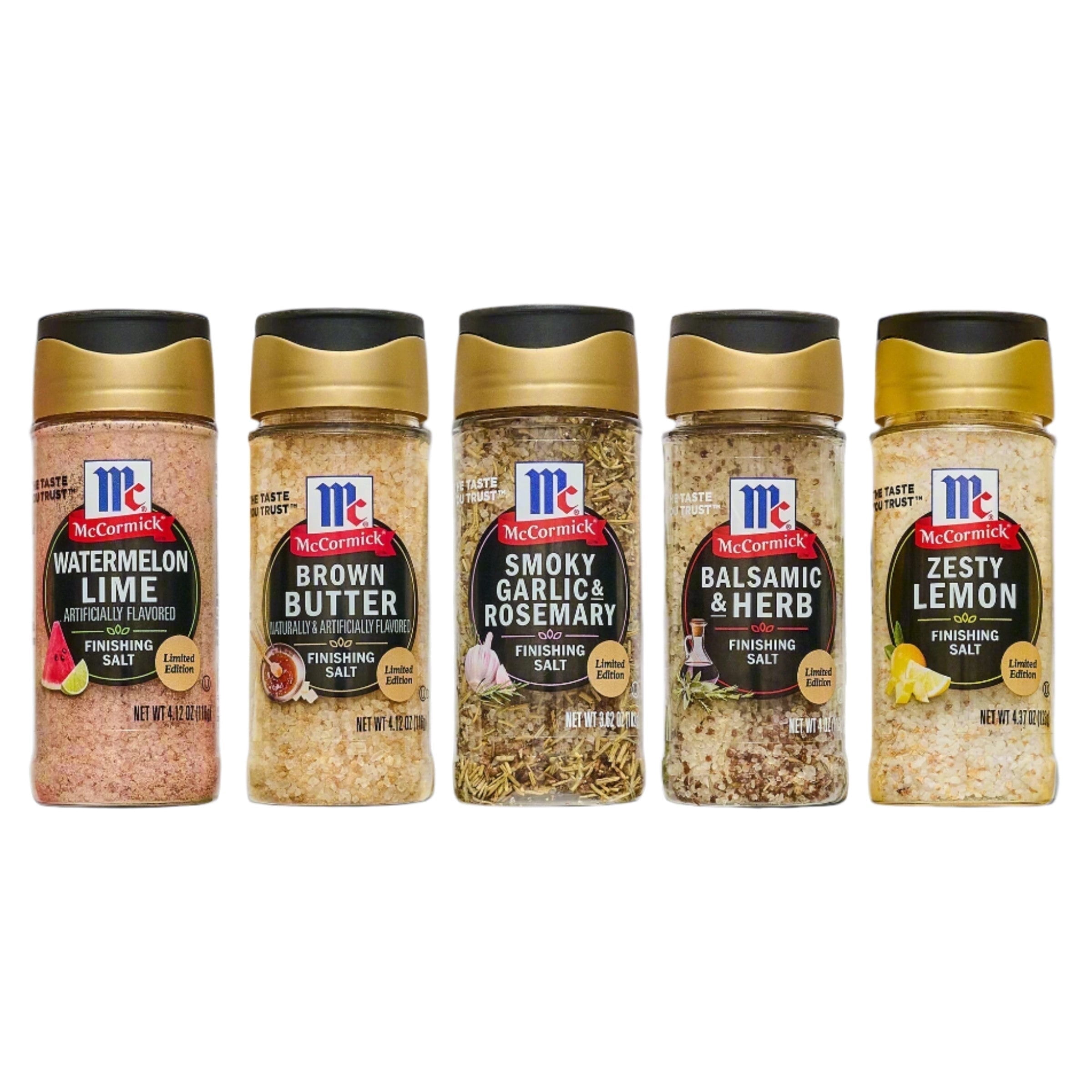 McCormick Finishing Salt Variety Pack Limited Edition Gourmet Gift Set ...