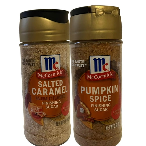 McCormick Finishing Sugar 2 Pack - Salted Caramel and Pumpkin Spice
