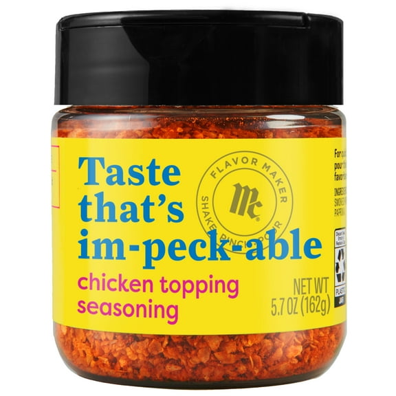 McCormick Flavor Maker Chicken Topping Seasoning, 5.7 oz Jar