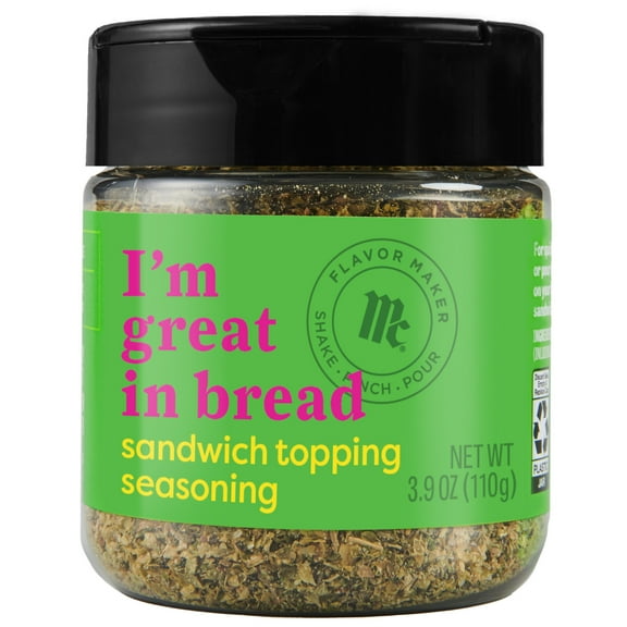 McCormick Flavor Maker Sandwich Topping Seasoning, 3.9 oz Jar