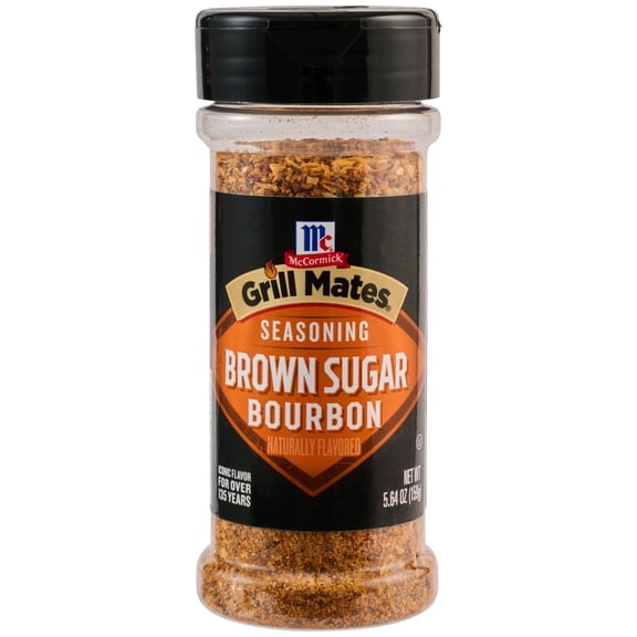 Grill Mates Brown Sugar Bourbon Seasoning, 5.64 oz Bottle