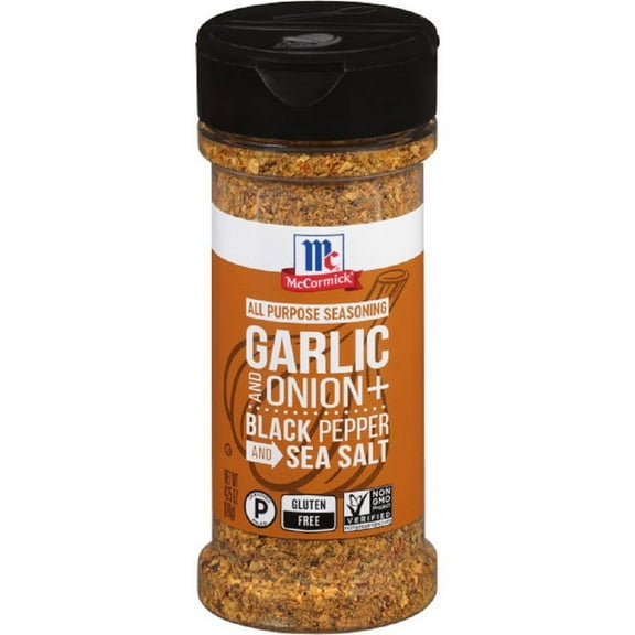 McCormick Garlic Onion Black Pepper Sea Salt Seasoning - 4.25 oz (Pack of 3)