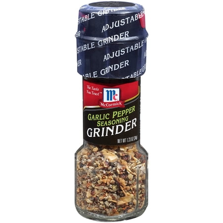 McCormick Garlic Pepper Seasoning Grinder, 1.23 oz (Pack of 6)