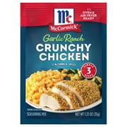 McCormick Garlic Ranch Crunchy Chicken Seasoning Mix, 1.25 oz Envelope