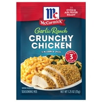 McCormick Garlic Ranch Crunchy Chicken Seasoning Mix, 1.25 oz Envelope
