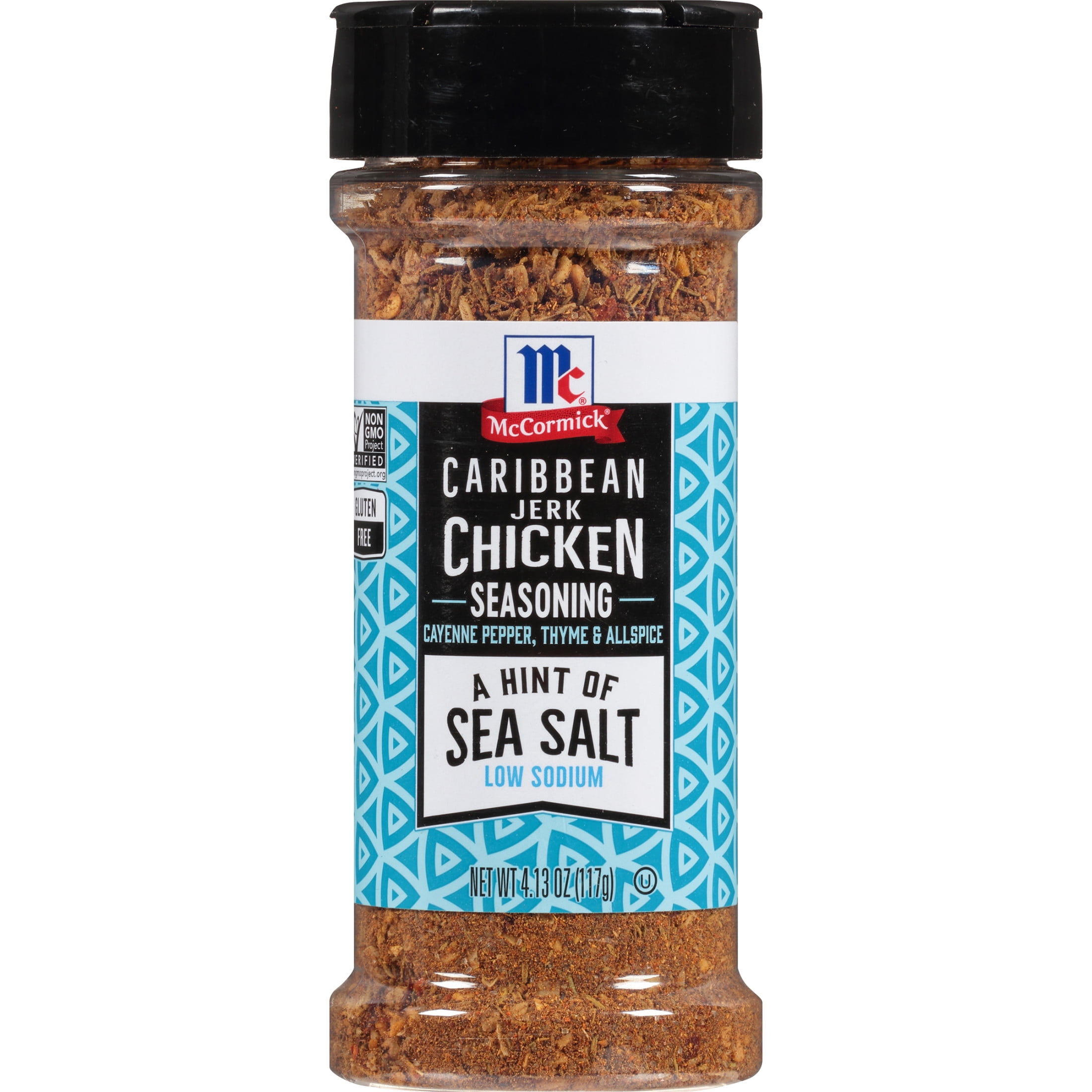 McCormick Gluten Free A Hint of Sea Salt Caribbean Jerk Chicken ...