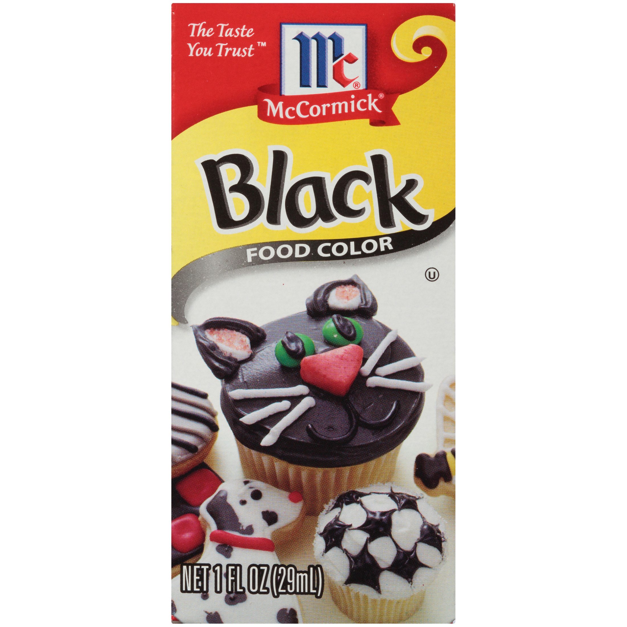 McCormick Black Food Coloring Liquid 1 Fl Oz For Baking Crafts McCormick Black Food Coloring Liquid 1 Fl Oz For Baking Crafts