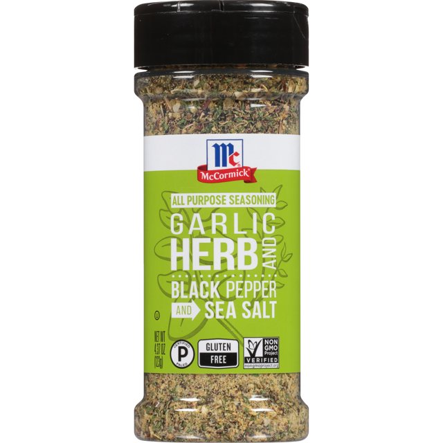 McCormick Gluten Free Garlic, Herb and Black Pepper and Sea Salt All