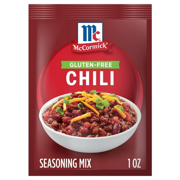 McCormick Gluten Free Gluten Free Chili Seasoning Mix, 1.0 oz Packet