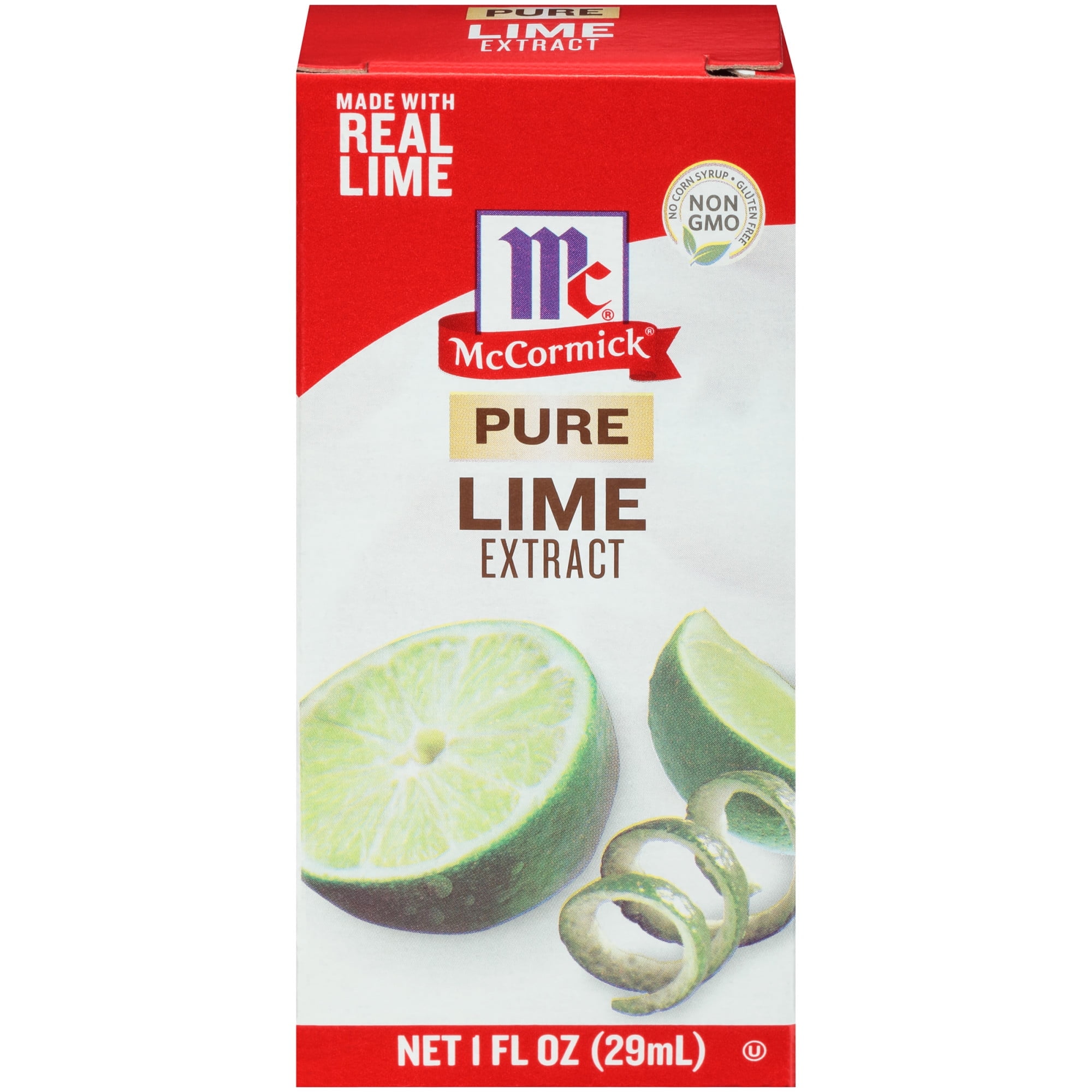 McCormick Gluten Free, Non GMO Pure Lime Extract, 1 fl oz