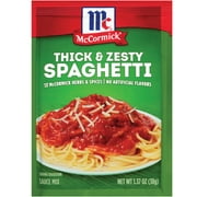 McCormick Gluten Free Thick And Zesty Spaghetti Sauce Seasoning Mix, 1.37 oz Envelope