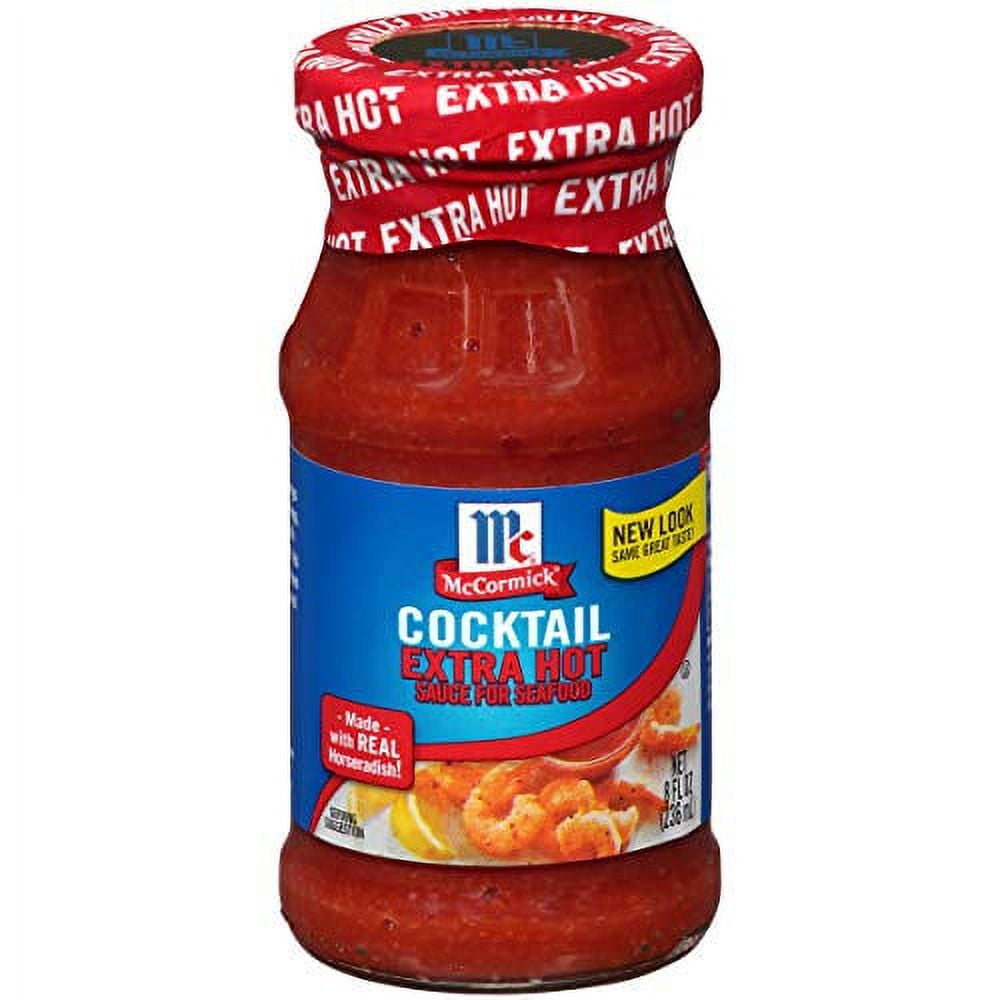 McCormick Golden Dipt Cocktail Sauce, Extra Hot, 8-Ounce Unit