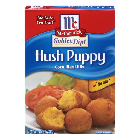 McCormick GOLDEN DIPT Hush Puppy Corn Meal Fry Mix, 10.0 oz Box