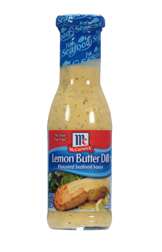 McCormick GOLDEN DIPT Kosher Lemon Butter Dill Sauce, 8.4 oz Bottle