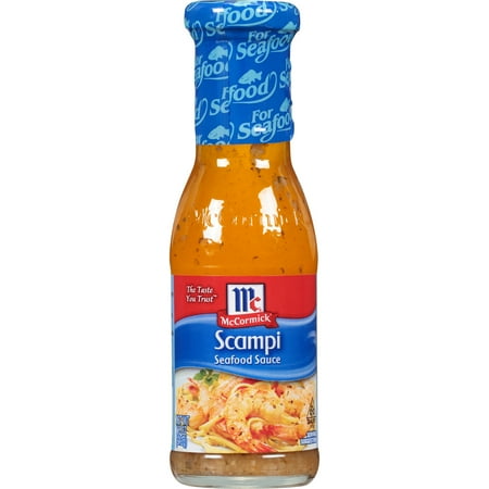 McCormick Golden Dipt Kosher Scampi Seafood Sauce, 7.5 oz Bottle
