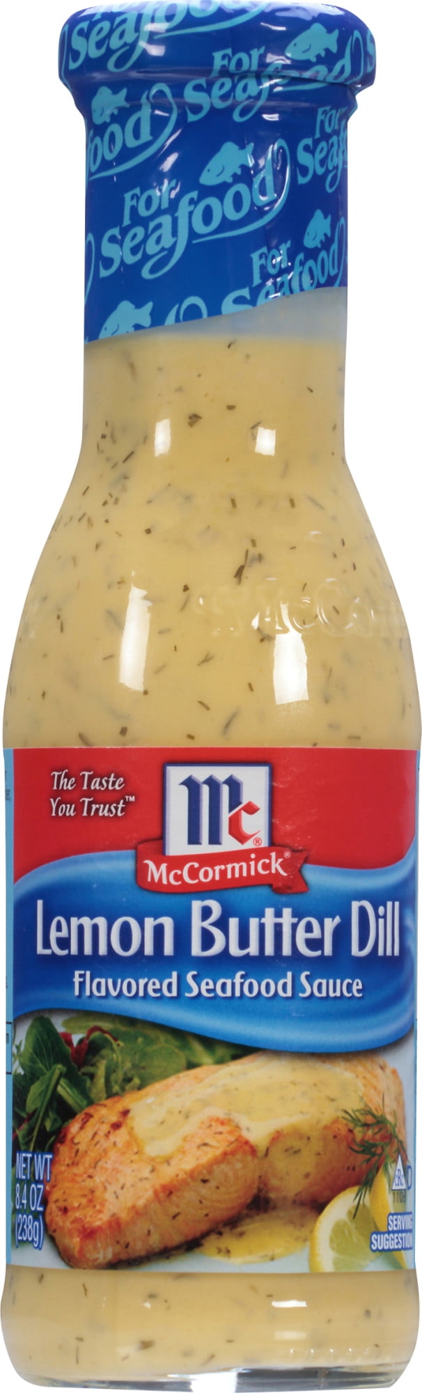 McCormick Golden Dipt Lemon Butter Dill Sauce, 8.4 oz Fish Sauces