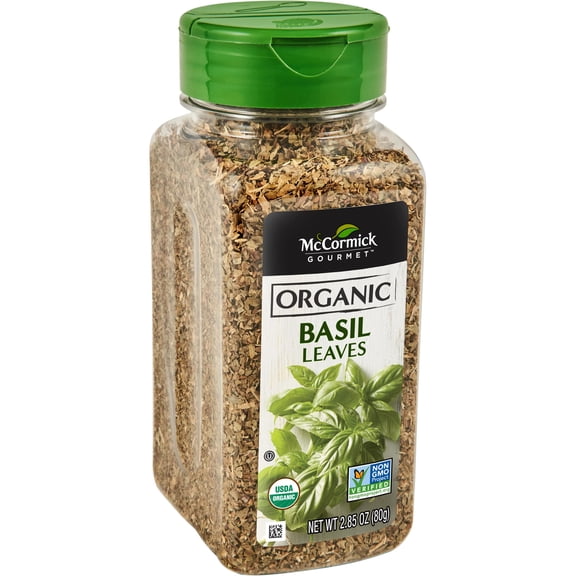 McCormick Gourmet, 100% Organic Basil, 2.85 Ounce