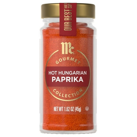 McCormick Gourmet Kosher All Natural Hot Hungarian Paprika, 1.62 oz Bottle