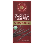 McCormick Gourmet All Natural Organic Pure Vanilla Extract, 2.0 fl oz Box