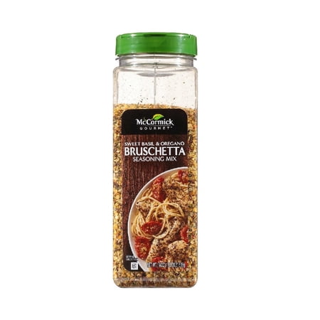 McCormick Gourmet Bruschetta Seasoning Mix, Sweet Basil & Oregano, 19 oz 1PK