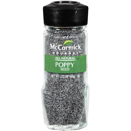 McCormick Gourmet Collection Poppy Seed Whole 2.12 oz