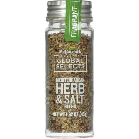 McCormick Gourmet Global Selects Mediterranean Herb & Salt Blend, 1.62 oz Bottle