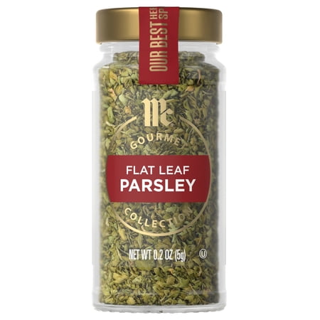 McCormick Gourmet Kosher All Natural Flat Leaf Parsley, 0.2 oz Bottle