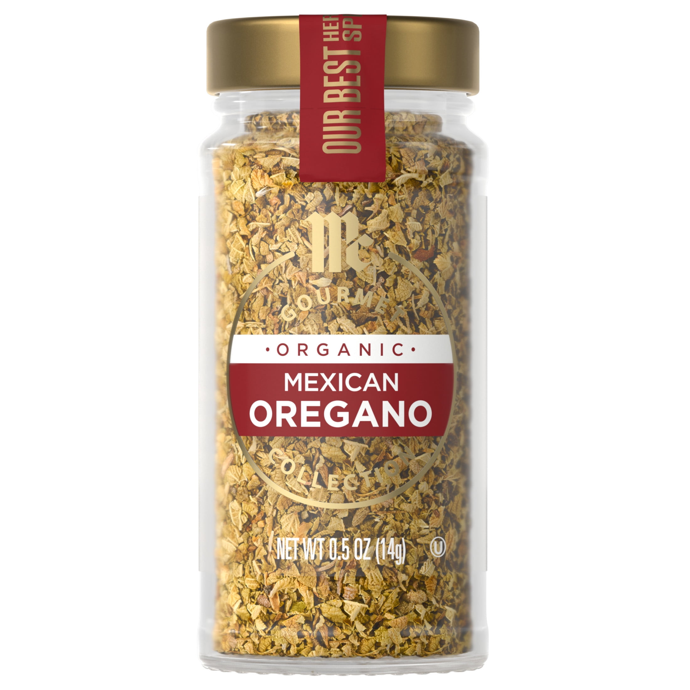 McCormick Gourmet Kosher All Natural Mexican Oregano, 0.5 oz Bottle