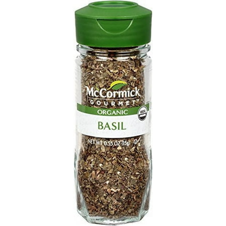 McCormick Gourmet Organic Basil .55 oz (Pack of 16)