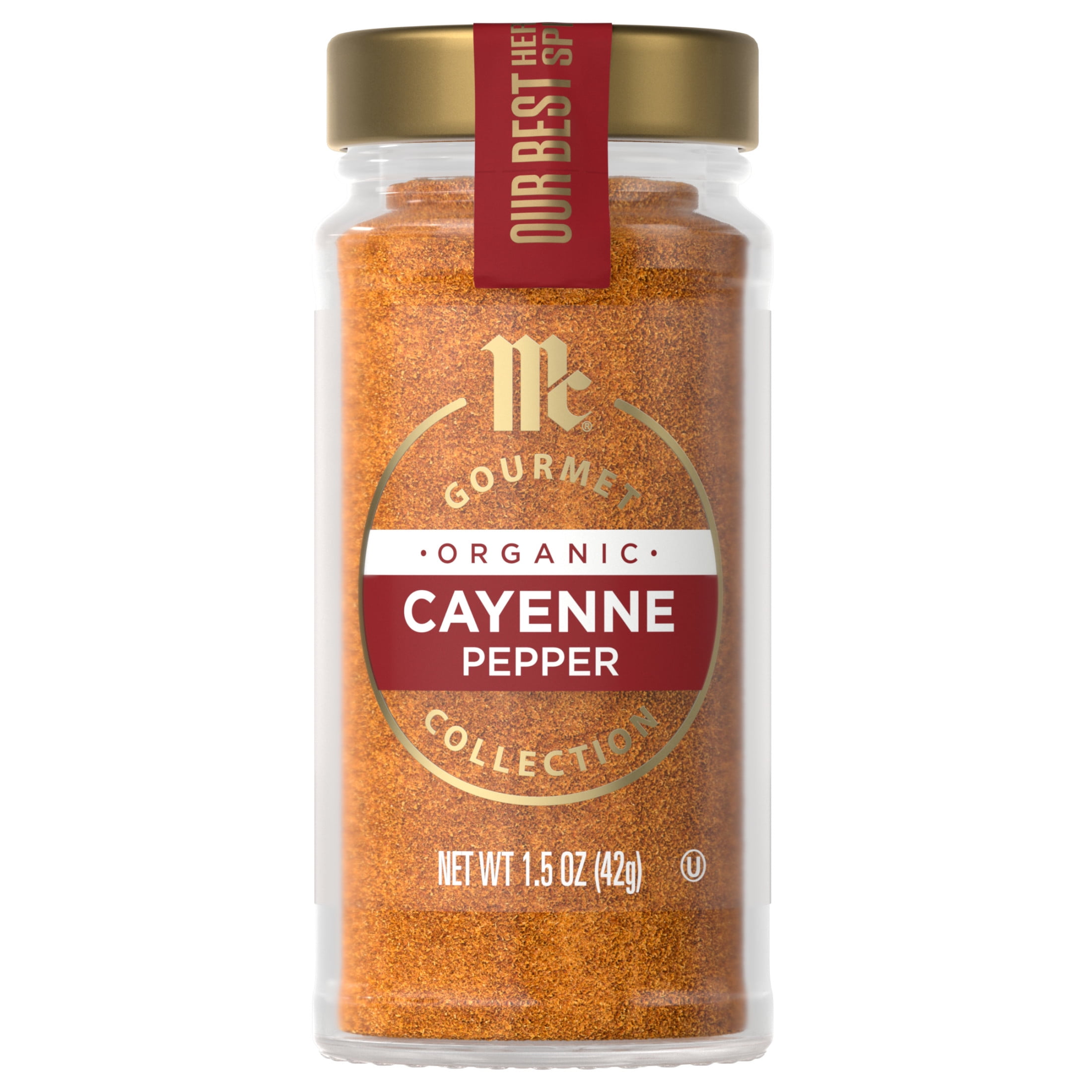 McCormick Gourmet Organic Cayenne Red Pepper, 1.5 oz Bottle