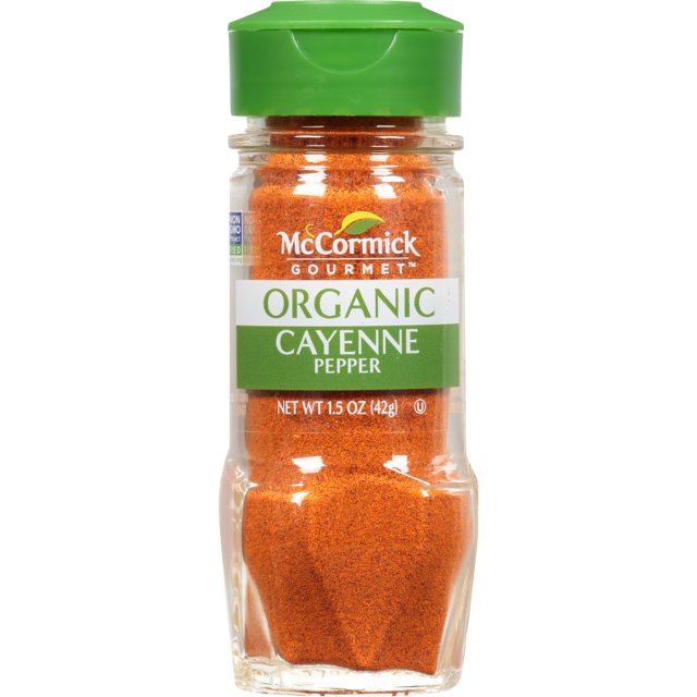 McCormick Gourmet Organic Cayenne Red Pepper, 1.5 oz Pepper