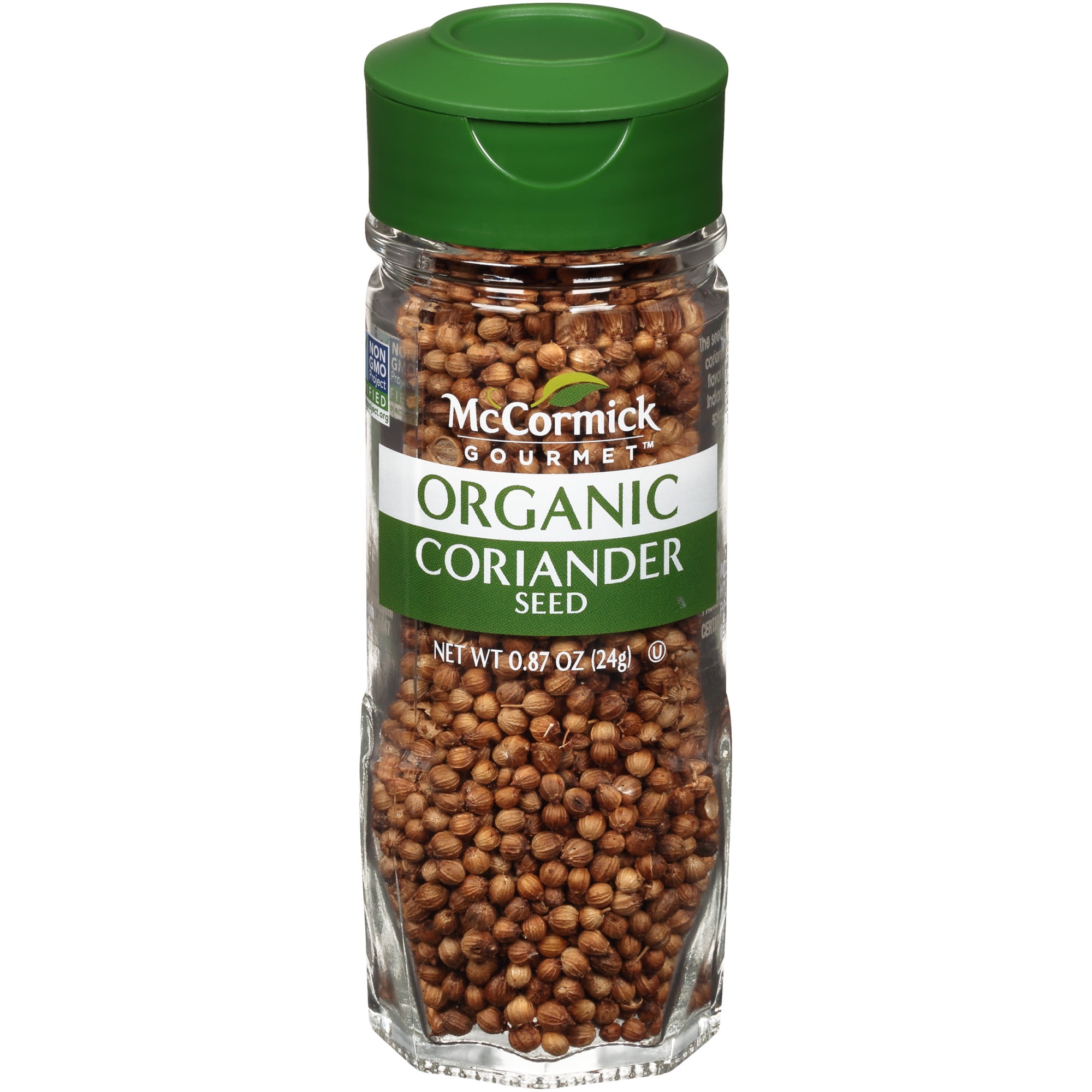 McCormick Gourmet Organic Coriander Seed, 0.87 oz Mixed Spices & Seasonings - image 1 of 11