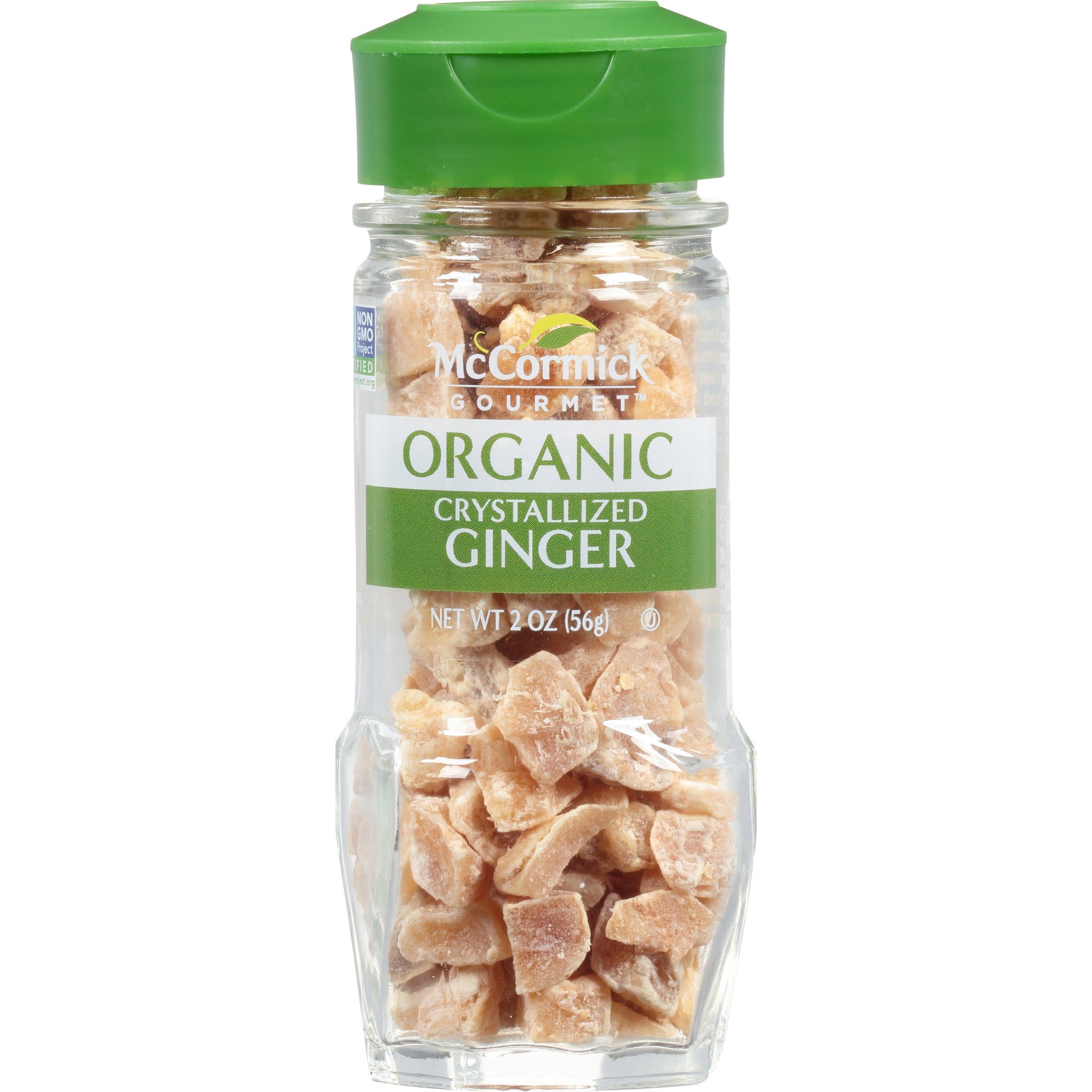 McCormick Gourmet Organic Crystallized Ginger - 2 oz (Pack of 2)