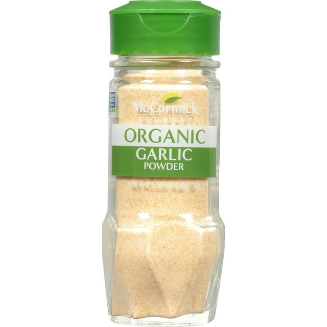 McCormick Gourmet Organic Garlic Powder, 2.25 oz Bottle