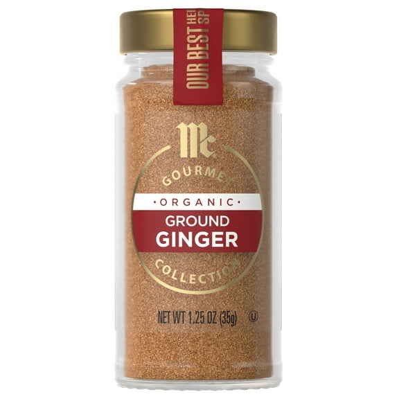 McCormick Gourmet Organic Ground Ginger, 1.25 oz Bottle