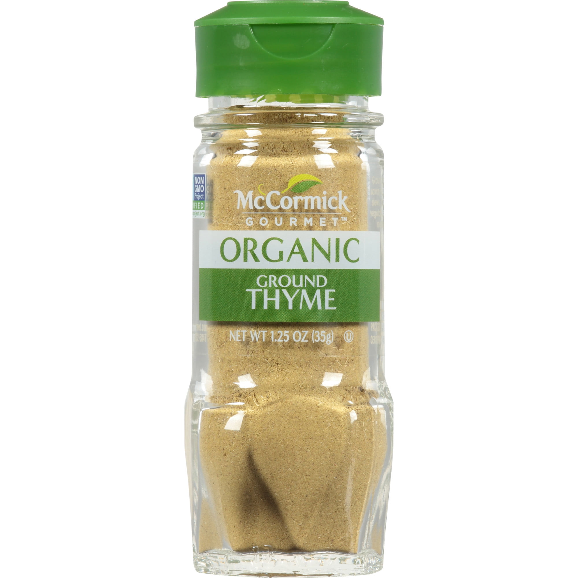 McCormick Gourmet Organic Ground Thyme, 1.25 oz Mixed Spices