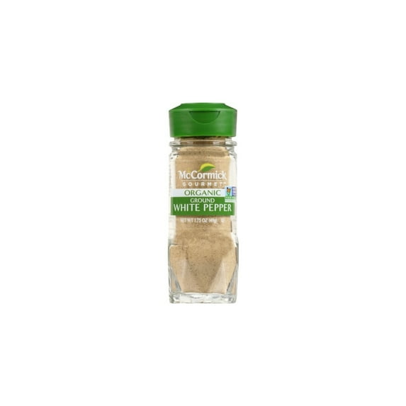 McCormick Gourmet Organic Ground White Pepper 1.75 oz (Pack of 32)
