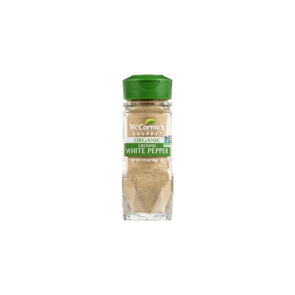 McCormick Gourmet Organic Ground White Pepper 1.75 oz (Pack of 48)