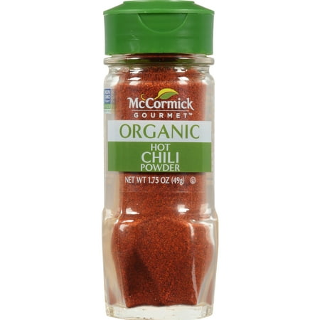 McCormick Gourmet Organic Hot Mexican Chili Powder, 1.75 oz Mixed Spices & Seasonings