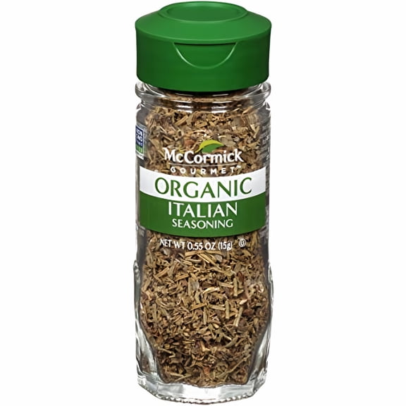 McCormick Gourmet Organic Italian Seasoning 0.55 oz (Pack of 60)