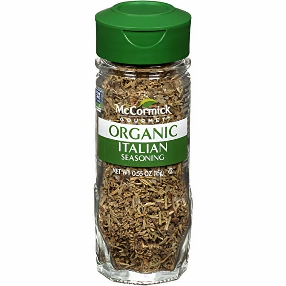 McCormick Gourmet Organic Italian Seasoning 0.55 oz (Pack of 8)