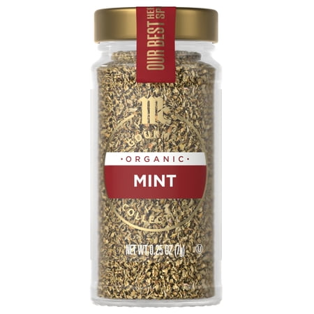 McCormick Gourmet Organic Mint, 0.25 oz Bottle