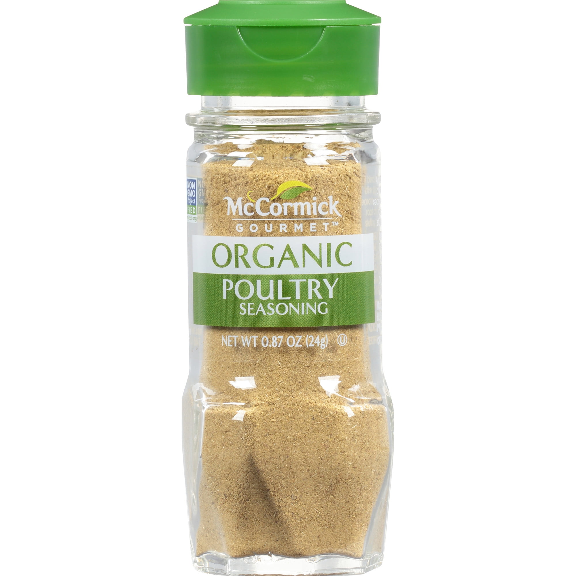 McCormick Gourmet Organic Poultry Seasoning, 0.87 oz Bottle