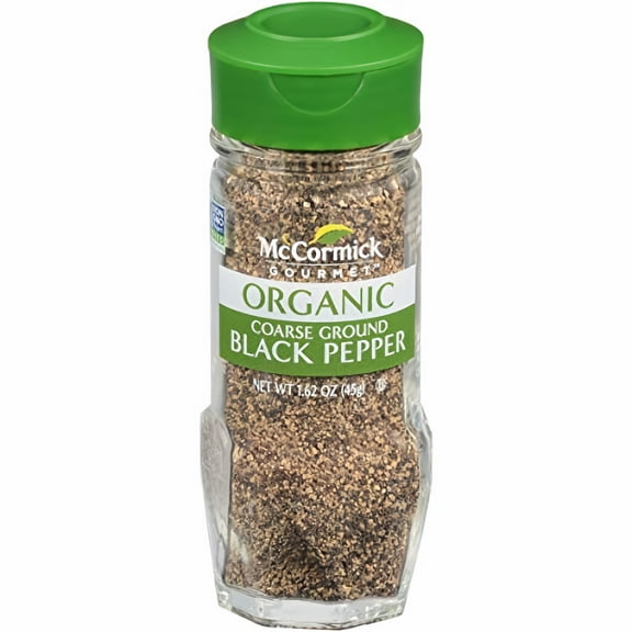 McCormick Gourmet Organic Premium Table Grind Black Pepper (Pack of 5)