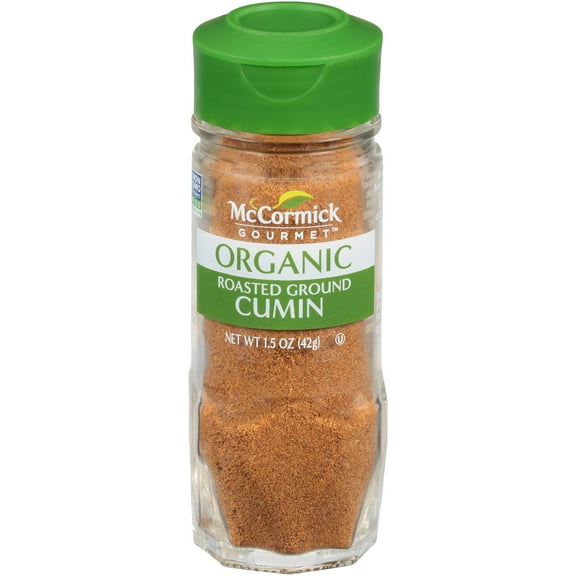 McCormick Gourmet Organic TWE5Roasted Ground Cumin, 1.5 Oz