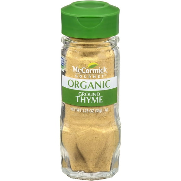McCormick Gourmet Organic Ground Thyme, 1.25 Oz