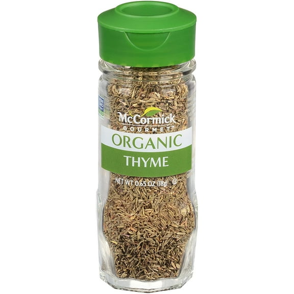 McCormick Gourmet Organic Thyme, 0.65 Oz