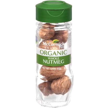 McCormick Gourmet Organic Whole Nutmeg, HYZ01 1.5 oz