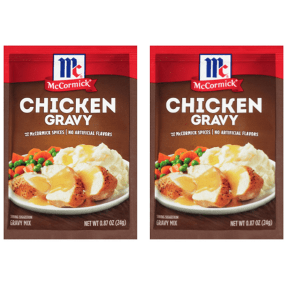 McCormick Gravy Mix - Chicken, 0.87 oz Gravy - Quantity of 2