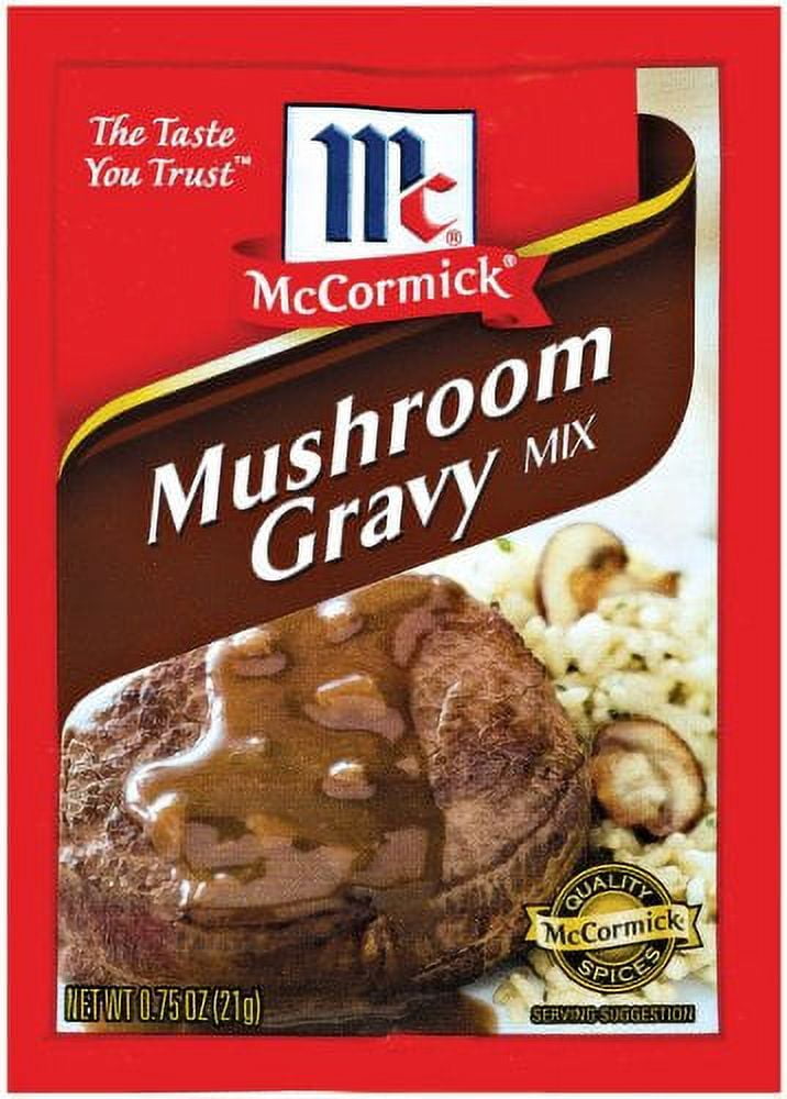 McCormick Gravy Mix, Mushroom, .75 oz